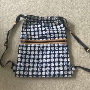 Like new!  Vera Bradley cinch backpack bag
